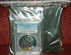 2022 Cook Islands $5 Iron Maiden Number Of The Beast Coin & Box Pcgs Pr70 Dcam