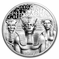 2022 Cook Islands $5 Legacy of the Pharaohs 1oz. 999 Silver UHR Mintage -1,500