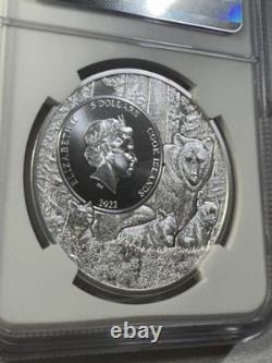 2022 Cook Islands $5 Massachusetts Lady Bug Silver Coin Graded MS 70 by NGC