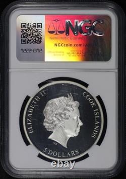 2022 Cook Islands $5 Meteorite Impacts Aba Panu 1 oz NGC PF-70 Ultra Cameo