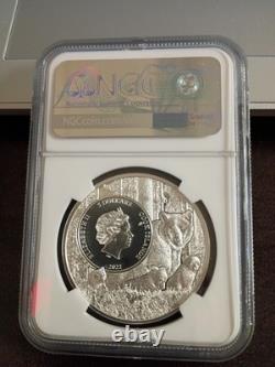 2022 Cook Islands $5 Minnesota Common Loon NGC MS70 U. S. State Animal Series 1oz