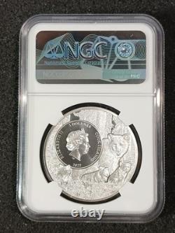 2022 Cook Islands $5 Missouri Eastern Bluebird NGC MS70 State Animal Proof