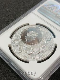 2022 Cook Islands $5 Missouri Eastern Bluebird NGC MS70 State Animal Proof