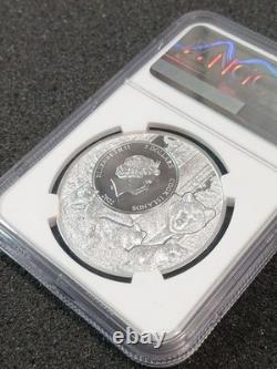 2022 Cook Islands $5 Nebraska Meadowlark Coin NGC MS70 State Animal Series