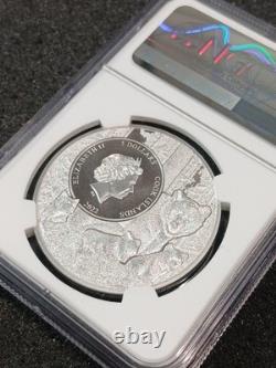 2022 Cook Islands $5 Ohio Black Racer Coin NGC MS70 State Animal Series