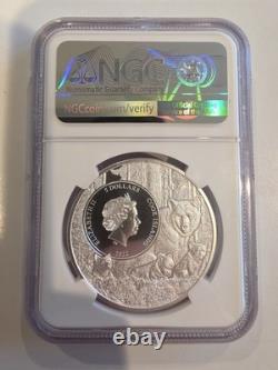 2022 Cook Islands $5 Oklahoma Mountain Boomer Coin NGC MS 70 US State Animal