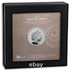 2022 Cook Islands $5 QUEEN ELIZABETH II IN MEMORIAM 1 Oz Silver Proof