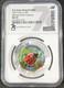 2022 Cook Islands $5 Silver Coin MA Ladybug State Animal MS70