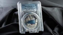 2022 Cook Islands $5 Titanic 1oz Silver PCGS PR70DCAM High Relief