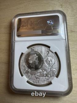 2022 Cook Islands $5 Vermont Monarch Butterfly MS70 NGC U. S. State Animal Series