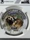 2022 Cook Islands $5 Wisconsin Badger Silver Coin Graded MS 70 by NGC