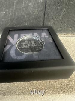 2022 Cook Islands Big City Lights NY 1 oz Silver Proof Coin with Case & COA