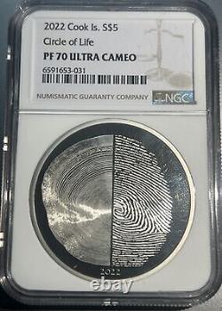 2022 Cook Islands Circle Of Life Ngc Pf70 Ultra Cameo