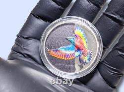 2022 Cook Islands Eclectic Nature Roller Bird 1 oz. 999 Silver coin
