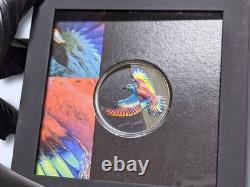 2022 Cook Islands Eclectic Nature Roller Bird 1 oz. 999 Silver coin Mint 1500 pc