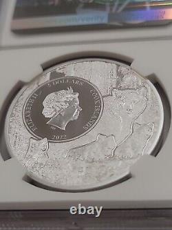 2022 Cook Islands Indiana Cardinal Ngc Ms70 American State Animals 1 Oz Silver