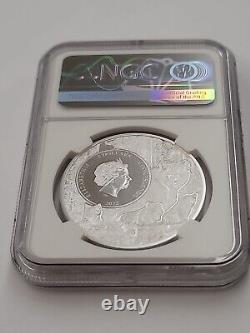 2022 Cook Islands Indiana Cardinal Ngc Ms70 American State Animals 1 Oz Silver