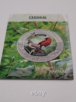 2022 Cook Islands Indiana Cardinal Ngc Ms70 American State Animals 1 Oz Silver