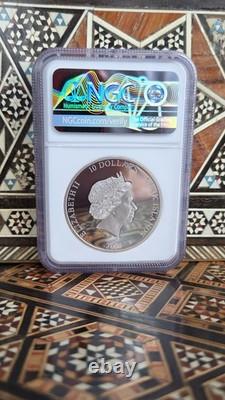 2022 Cook Islands Iron Maiden Senjutsu 1oz Silver Proof Coin graded NGC PF69 Ul