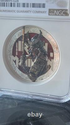 2022 Cook Islands Iron Maiden Senjutsu 1oz Silver Proof Coin graded NGC PF69 Ul