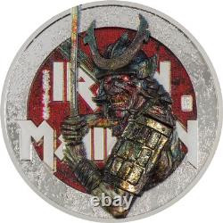 2022 Cook Islands Iron Maiden Senjutsu 2 oz. 999 Silver coin