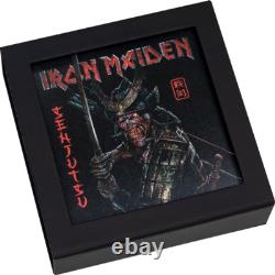 2022 Cook Islands Iron Maiden Senjutsu 2 oz. 999 Silver coin