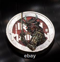 2022 Cook Islands Iron Maiden Senjutsu 2 oz. 999 Silver coin