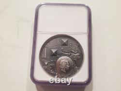2022 Cook Islands LEGACY OF THE PHARAOHS 3 oz Silver NGC MS70 Antiqued Coin