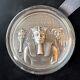 2022 Cook Islands LEGACY OF THE PHARAOHS Antique 3 Oz Silver Coin BOX INCLUDED