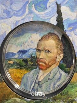 2022 Cook Islands Masters Of Art Vincent Van Gogh 2 Oz UHR Colorized Proof Coin