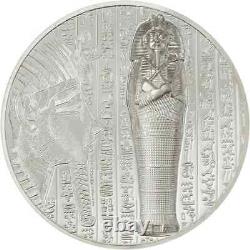 2022 Cook Islands Mummy X-Ray 1 oz. 999 Silver Proof Coin Ultra High Relief