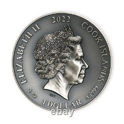 2022 Cook Islands Norse Gods Heimdall 2 oz Silver Coin