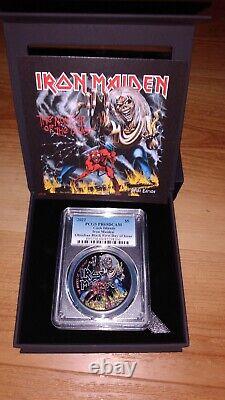 2022 Cook Islands PCGS PR69DCAM Iron Maiden 1 Oz Silver Coin FREE SHIPPING