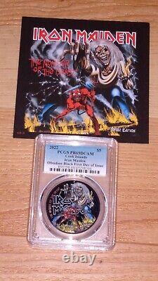 2022 Cook Islands PCGS PR69DCAM Iron Maiden 1 Oz Silver Coin FREE SHIPPING