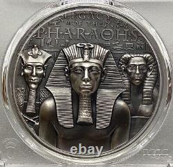 2022 Cook Islands Pharaohs Legacy $20 Coin PCGS MS 70 High Relief