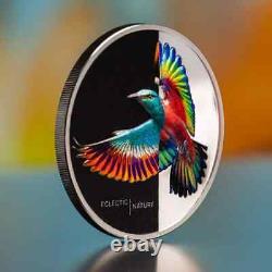 2022 Cook Islands Roller 1oz. 999 Silver Coin Eclectic Nature Bird CIT