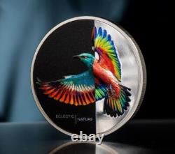 2022 Cook Islands Roller 1oz. 999 Silver Coin Eclectic Nature Bird CIT NGC 70 FR