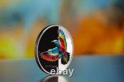 2022 Cook Islands Roller 1oz. 999 Silver Coin Eclectic Nature Bird CIT NGC 70 FR