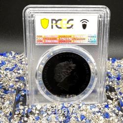 2022 Cook Islands Silver $5 PR70 Black Obsidian Iron Maiden Fear Of Dark POP 62