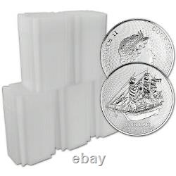 2022 Cook Islands Silver Bounty Sailing Ship 1 oz $1 BU Five 20 Coin Mint Tubes