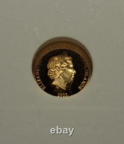 2022 Cook Islands State Animal. 5 Gram Gold Ngc Pf70 Ucam Alabama Yellowhammer