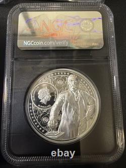 2022 Cook Islands Theodore Roosevelt 2 oz Silver Coin PF 69 Ultra Cameo NGC