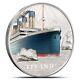 2022 Cook Islands Titanic Coin 1 oz Colorized UHR. 999 Silver Proof CIT
