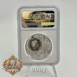 2022 Cook Islands U. S. State Animals New Jersey Honey Bee 1oz Silver NGC MS70