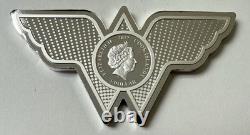 2022 Cook Islands Wonder Woman Shaped Coin 1 oz Silver Proof-Like DC