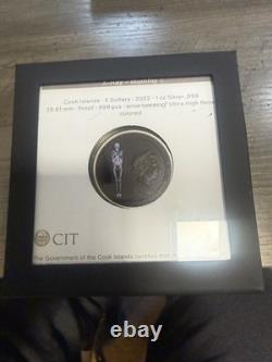 2022 Cook Islands X-Ray Mummy Silver Coin PCGS PR70DCAM First Day Issue