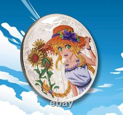 2022 Cooks Island Manga 1 oz silver coin- Summer