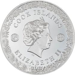 2022 Cooks Island Manga 1 oz silver coin- Summer