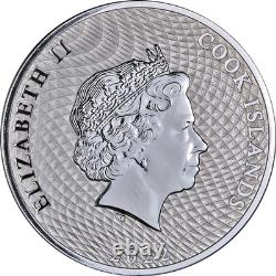 2022 Cooks Islands 1 Ounce Silver $1 H. M. S. Bounty BU STOCK