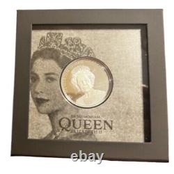 2022 In Memoriam Her Majesty Queen Elizabeth II 1 oz silver coin Cook Islands